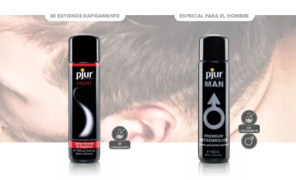 pjur light y man en sexshop gallery