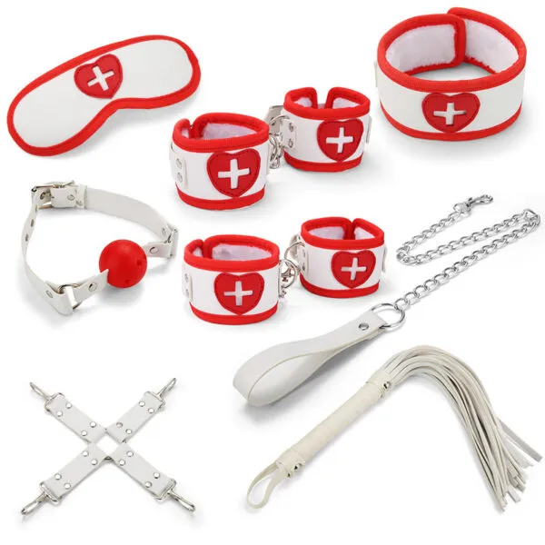 Arnés esposa kit 8 piezas Enfermera y Azafata