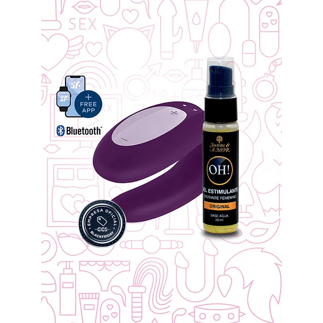 Pack Satisfyer Double Joy + Estimulante Femenino OH
