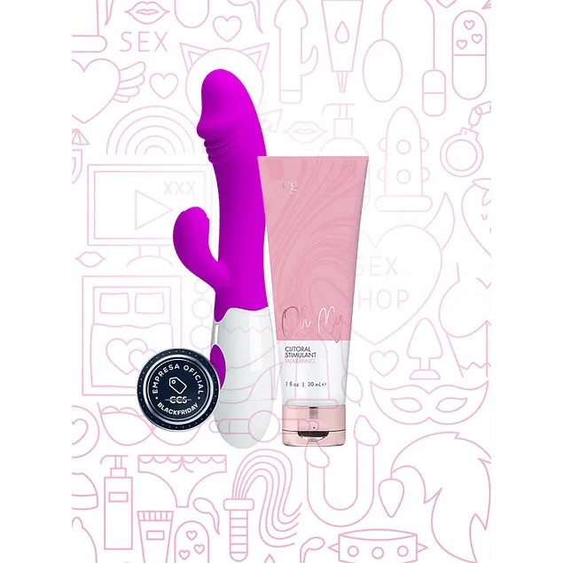 Pack Vibrador Snappy Dual + Estimulante de Clítoris Cálido Oh My