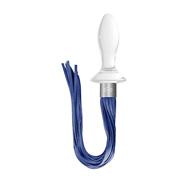 Plug Anal Cristalino tail blanco — foto 2