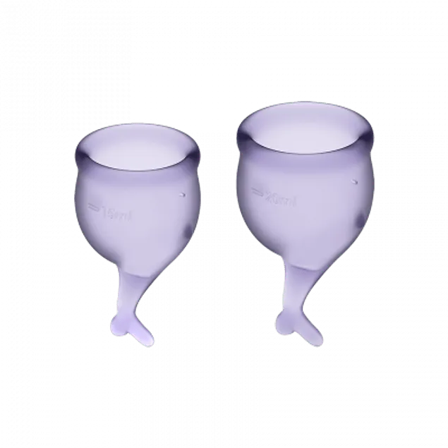Set de 2 copas menstruales Satisfyer Feel Secure — foto 2