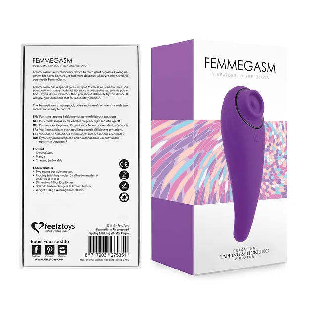 Vibrador FemmeGasm c/ Placer de Aire