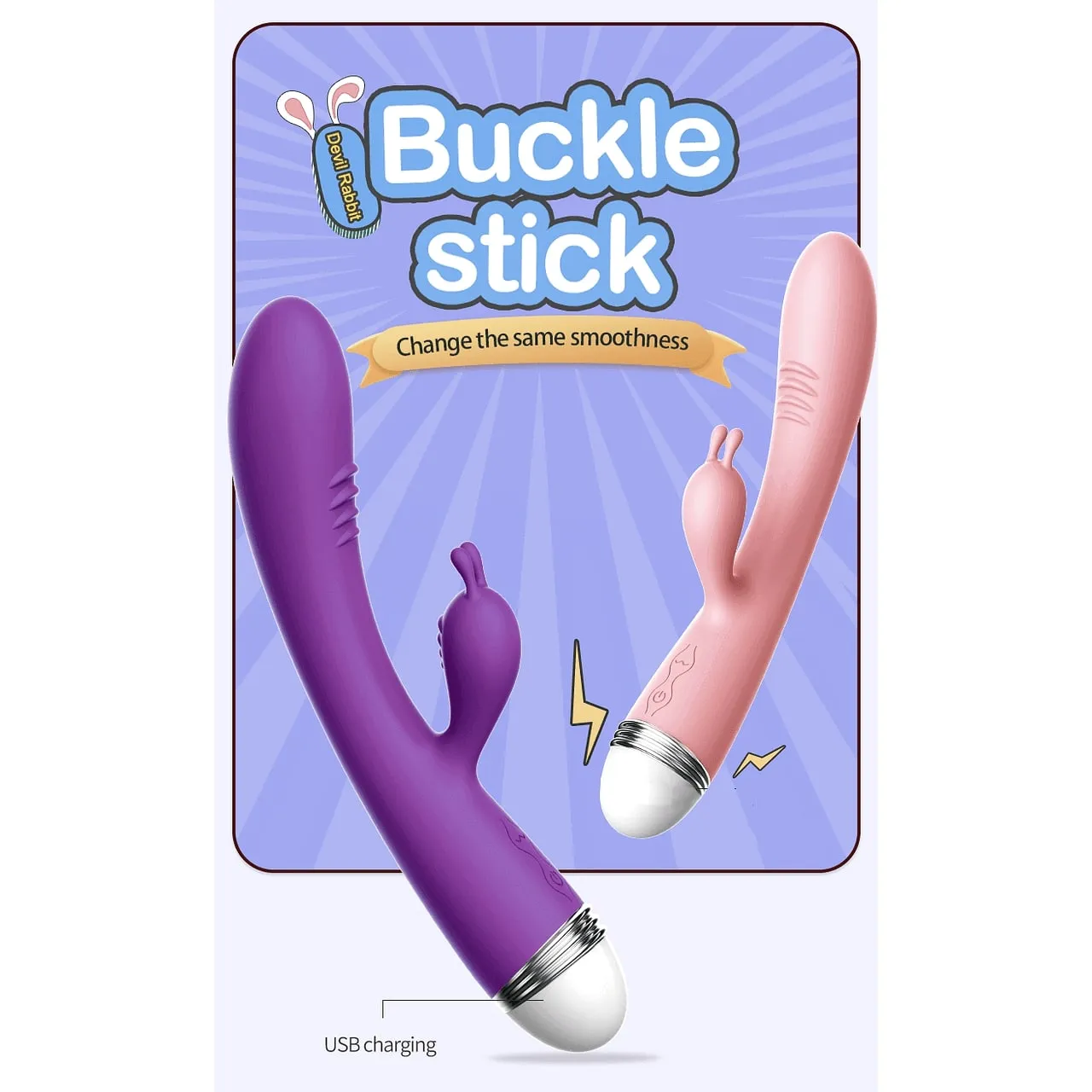 Vibrador QQ Conejo LL-B1904-B