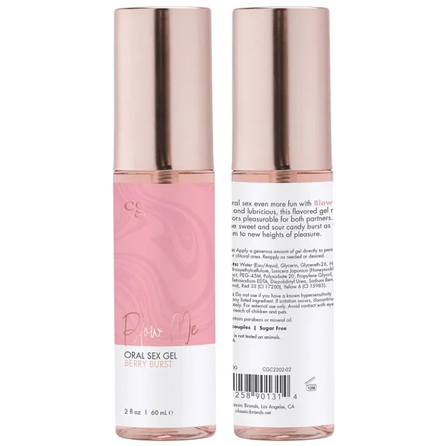 Gel Oral Sex Berry