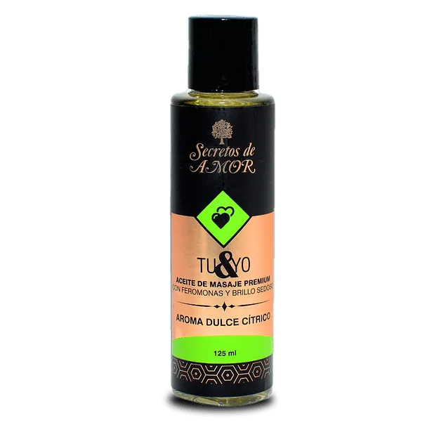 Aceite de masaje Tu & Yo Dulce Cítrico