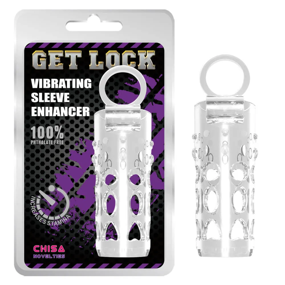 Chisa Vibrating Sleeve Enhancer-Transparente CN-101613062