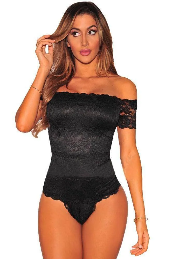 BODY ENCAJE NEGRO - VENUS