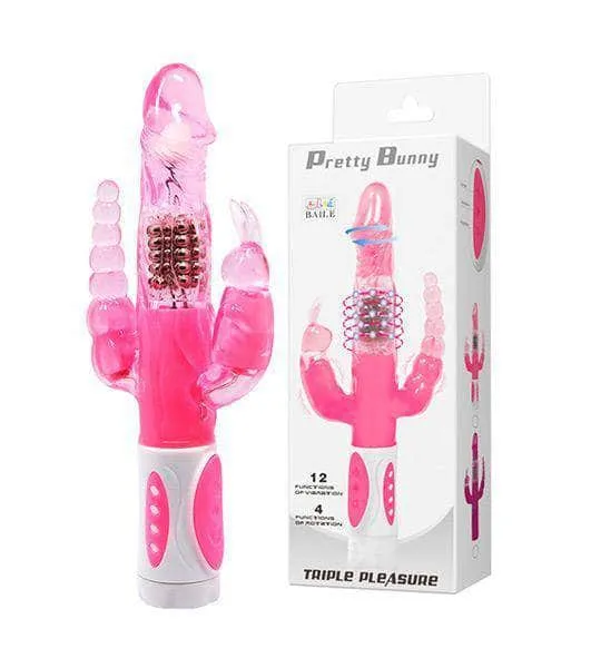 ROTADOR PRETTY BUNNY DOBLE PENETRACIÓN
