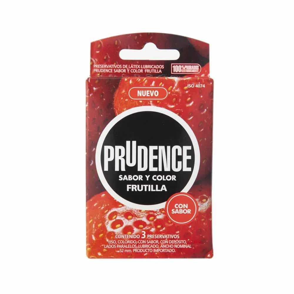 PRESERVATIVO PRUDENCE FRUTILLA