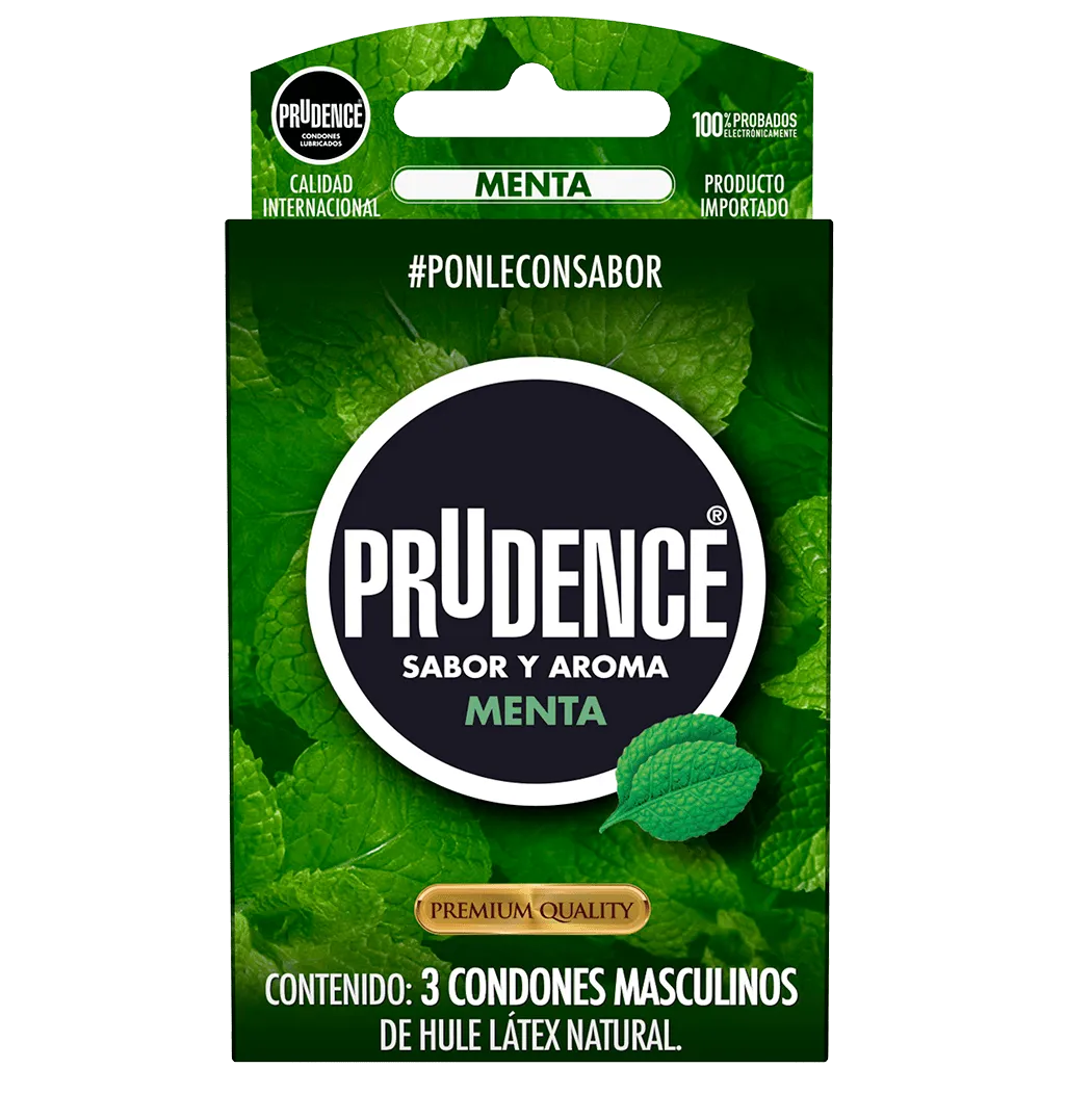 PRESERVATIVO PRUDENCE MENTA
