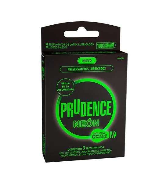 PRESERVATIVO PRUDENCE NEÓN