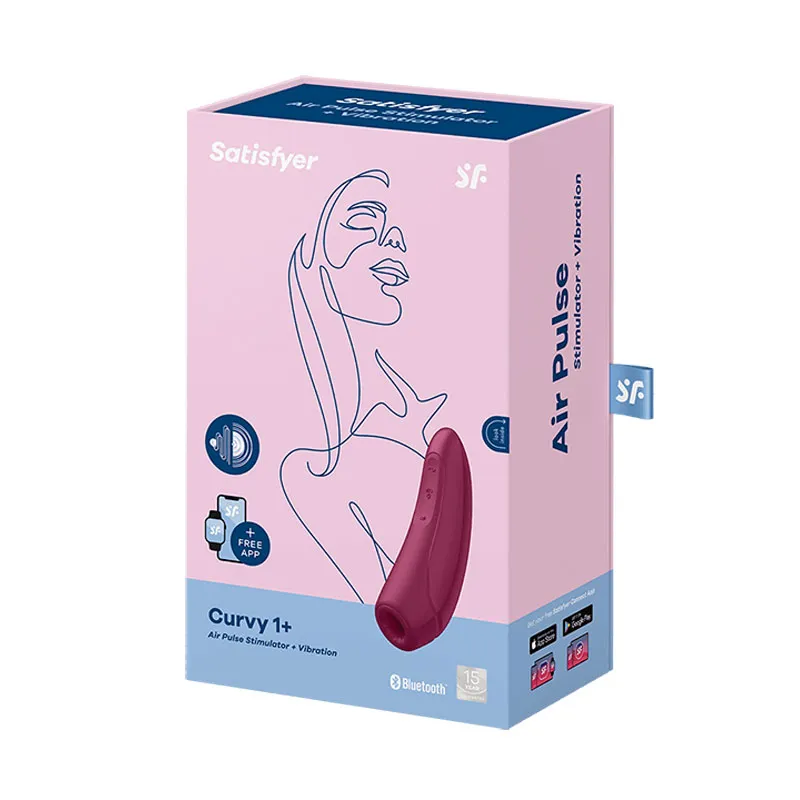 Satisfyer Curvy 1+ Red – Succiona, Vibra y Tiene App Gratis — foto 2