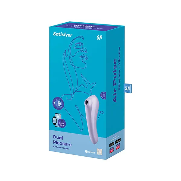 Satisfyer Placer Dual Succionador y Vibrador Mauve — foto 2