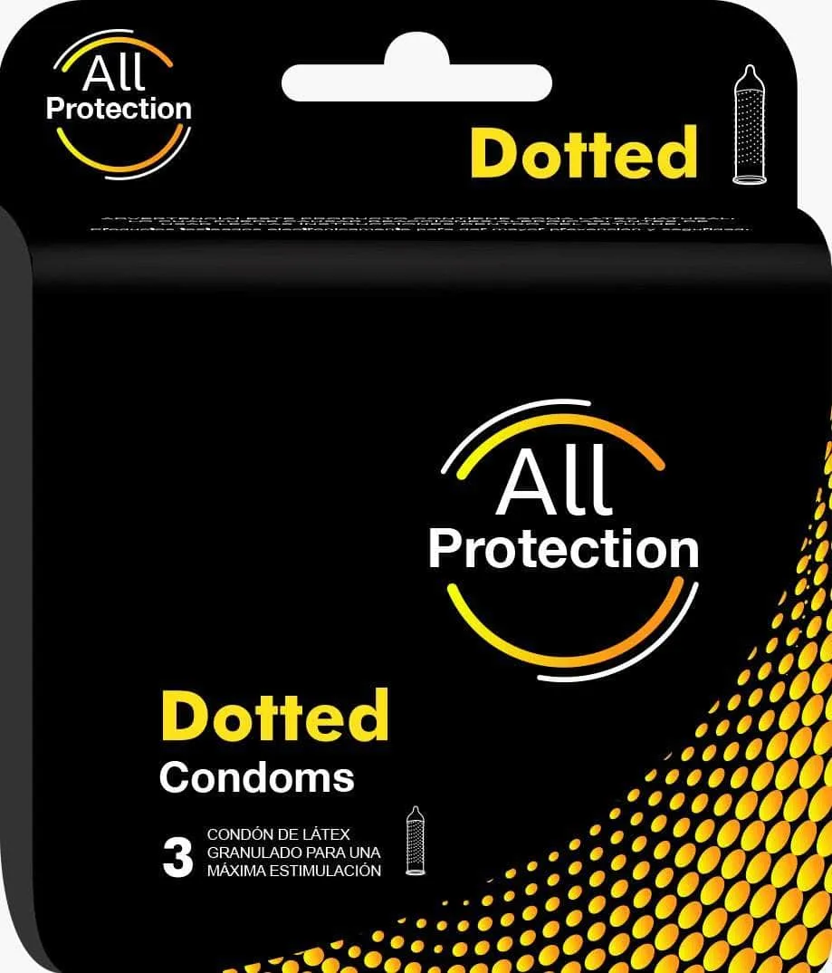 PRESERVATIVO ALL PROTECTION DOTTED