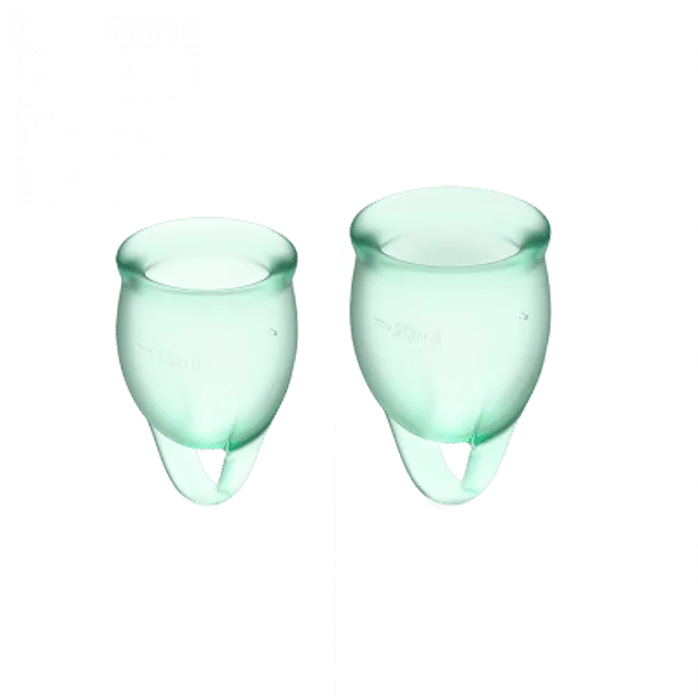 Set de 2 copas menstruales Satisfyer Feel Secure — foto 4