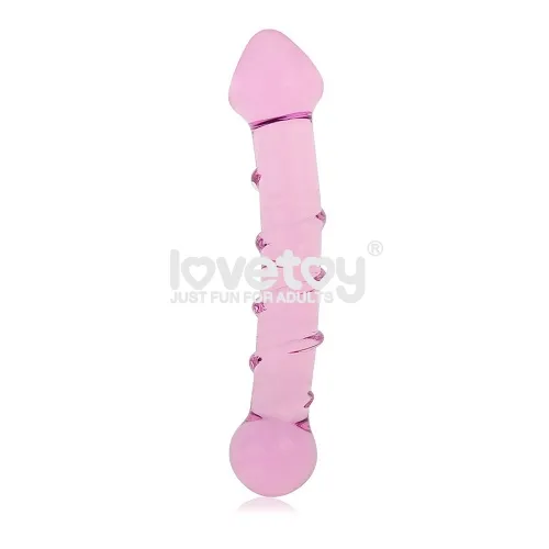 Plug anal vidrio color rosado GS05pk