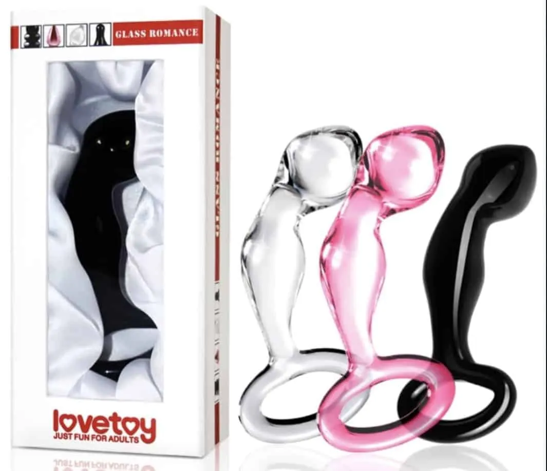 Plug anal vidrio color rosado GS18Pk