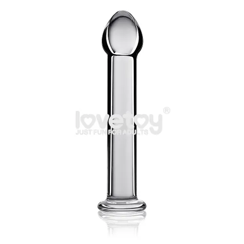 Plug anal vidrio color transparente GS01C
