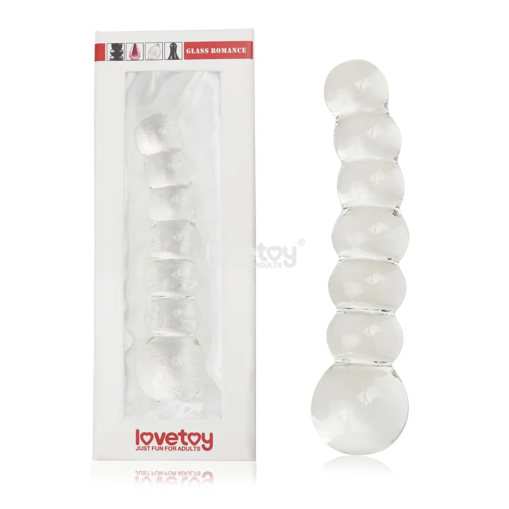 Plug anal vidrio color transparente GS09C