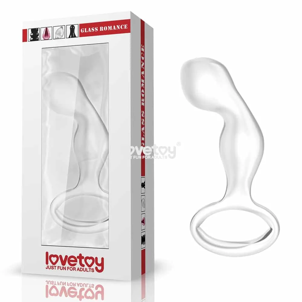 Plug anal vidrio color transparente GS18C