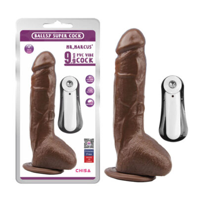 CHISA CN-111801920 MR.MARCUS Vibrating Dildo – Brown