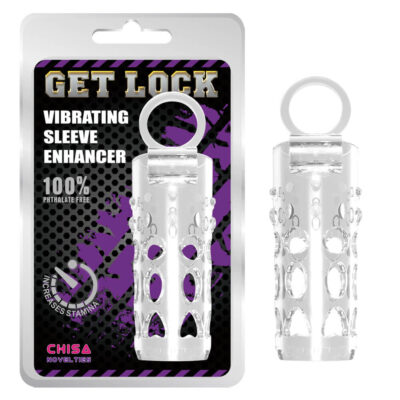 Chisa Vibrating Sleeve Enhancer-Transparente CN-101613062