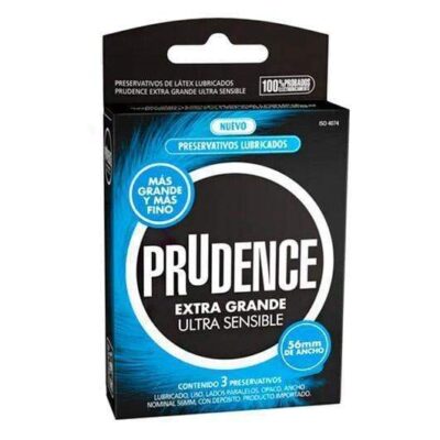 PRESERVATIVO PRUDENCE EXTRA GRANDE / ULTRA SENSIBLE
