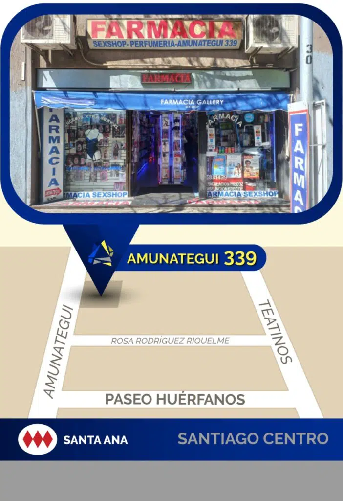 Sexshop físico Boutique Gallery en Santiago Centro en amunategui 339