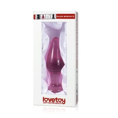 Plug anal vidrio color rosado GS11Pk