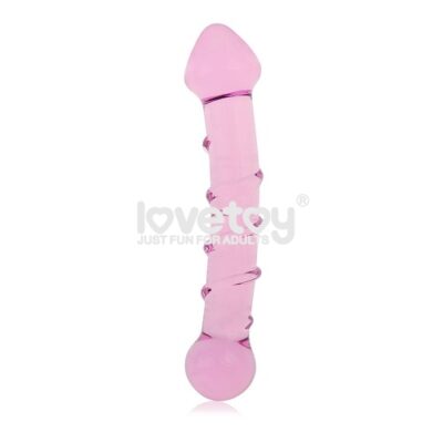 Plug anal vidrio color rosado GS05pk