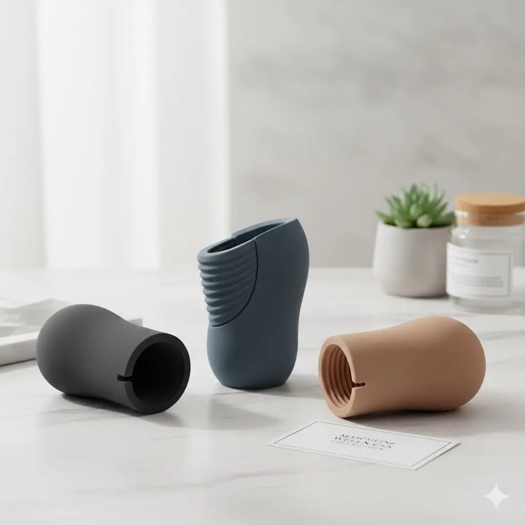 Masturbador masculino texturizado alta gama compra online discreta en Santiago Centro.